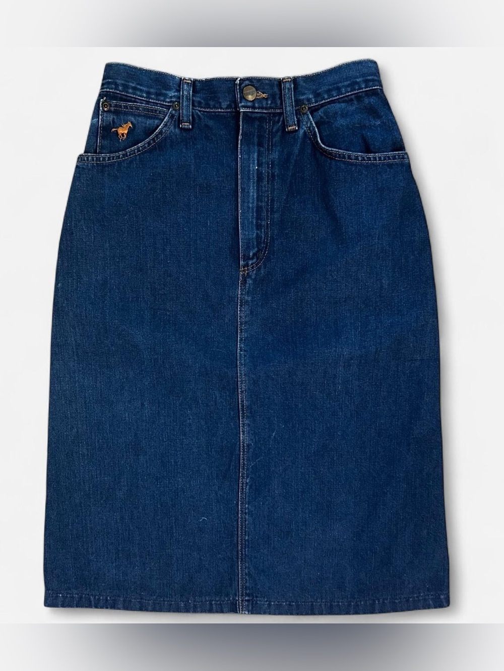 Vintage 80’s 🐎 Wrangler High Waisted Denim Skirt.